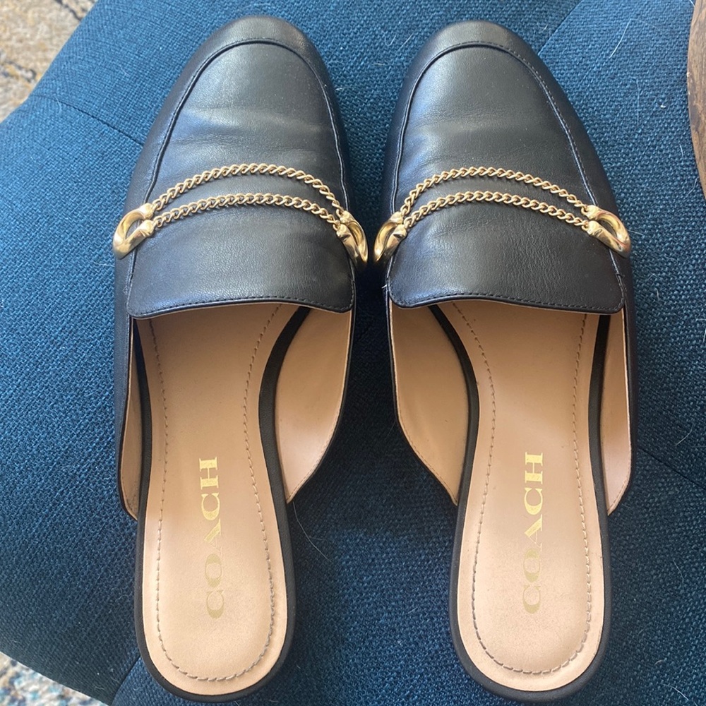 Coach mules size 7